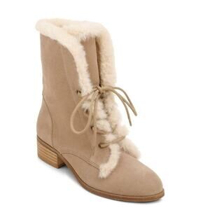 Splendid Lace Up Faux Fur Boot 5.5 NEW
